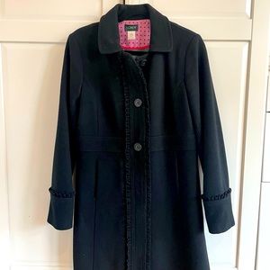 JCrew black wool women’s coat - size 10